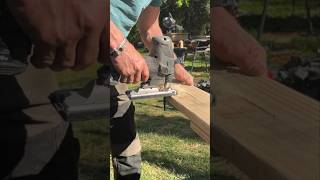 How to notch deck boards around guard rail posts [upl. by Leunad]