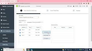 RAID LEVEL CREATION IN LENOVO XCLARITY CONTROLLER [upl. by Treblih]