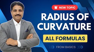 RADIUS OF CURVATURE ALL FORMULAS  DIFFERENTIAL CALCULUS TIKLESACADEMY [upl. by Dnob]