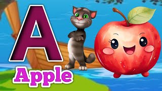 A for apple B for ball C for cat  Kids learning video  Abcd phonic song  Abcd song  kidsvideo [upl. by Rufina]