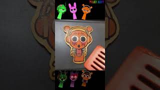 Incredibox Sprunki  Vineria Pinkl Oren Raddy Wenda pancake art challenge shorts [upl. by Ardnuaet466]