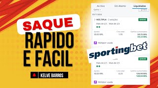 SPORTINGBET  Como sacar na sportingbe em menos de segundos  Atualizado [upl. by Nocaed]