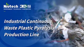 Industrial continuous waste plastic pyrolysis production line Manufacturer [upl. by Eniladam986]