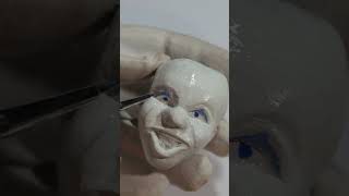 How she made Pennywise 1990 halloween movie pennywise scary shorts short shortvideo doll [upl. by Vicky807]