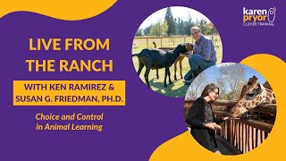 Choice and Control in Animal Learning • Susan G Friedman PhD amp Ken Ramirez [upl. by Ardnola]