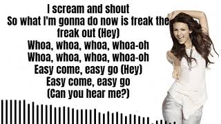 Victoria Justice  Freak The Freak Out Lyrics [upl. by Aloysia723]