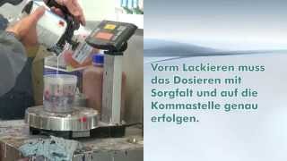 🇩🇪 Lackmischer ROTOGEN 1000 von Collomix Autoreparaturlacke einfach und schnell perfekt gemischt [upl. by Ireg]