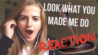 Taylor Swift  Look What You Made Me Do  Music Video Reaction [upl. by Bigford]