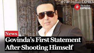 Govinda Audio Message Actor Govinda Released Audio Statement After Accidental Gunshot Wound [upl. by Ojadnama]