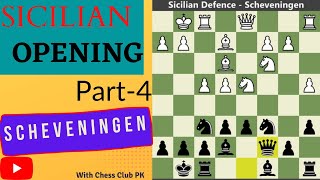 Sicilian Defense Scheveningen Variation  Scheveningen Variation  Sicilian Defense Theory chess [upl. by Aohsoj]