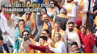 Ayodhya Ram Mandir Today How Stars Celebrated Ayodhya Ram Mandir Inauguration [upl. by Aihselef746]