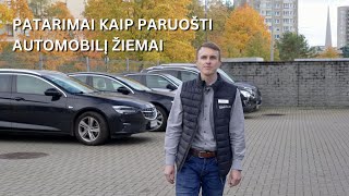 Patarimai kaip paruošti automobilį žiemai [upl. by Samtsirhc]