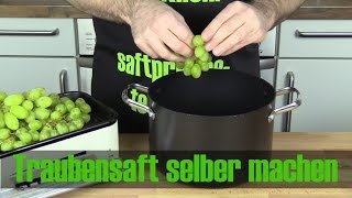 In 5 Schritten Traubensaft selber machen [upl. by Orodisi]