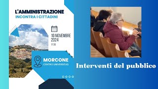 Lamministrazione incontra i cittadini interventi dal pubblico 3 di 4 [upl. by Remos301]