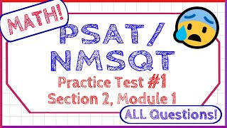 PSAT  NMSQT Practice Test 1 Section 2 Module 1  ALL QUESTIONS [upl. by Milford]