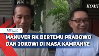 Manuver RK Bertemu Prabowo dan Jokowi di Masa Kampanye [upl. by Yerga]