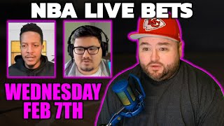 NBA Bets Live Wednesday February 7  Kyle Kirms Picks amp Predictions  The Sauce Network [upl. by Nedry]