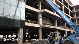 Harmon Inc Unitized Curtain Wall Installation [upl. by Ynneb]