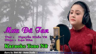 Mưa Đã Tan Karaoke [upl. by Yci]