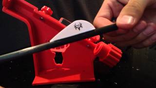 How to fletch arrows with the Bohning fletching jig [upl. by Guyon168]