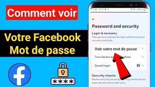 Comment Voir Votre Mot De Passe Facebook Si Vous Avez Oublié [upl. by Lettig]