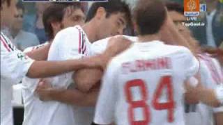 Fiorentina 0 2 AC Milan  Maldinis Goodbye Scene HQ 2009 [upl. by Ellehsad905]