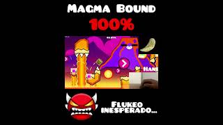 Magma Bound 100 Fluke del 64 Insane Demon by ScorchVx geometrydash shorts demonlevel [upl. by Anson]