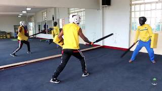 Rwanda Sports Chanbara Spochan  Choken Sparring [upl. by Letniuq22]