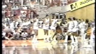 Michael Jordan Game In Trieste Italy 1985  Backboard Broken and shattered [upl. by Suinuj]