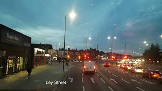 FULL VISUAL 296 Romford Station  Ilford Broadway Stagecoach 10124 LX12DDY [upl. by Lorou]