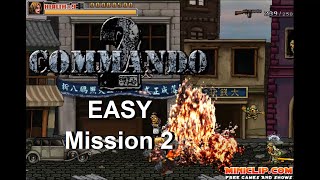 Commando 2  Easy mode playthrough  Mission 2 [upl. by Nivel92]