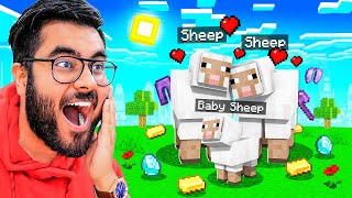 Minecraft But Breeding Drops OP Items  Hitesh KS [upl. by Gnehc]