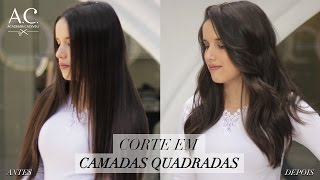 Como Fazer Corte em Camadas Quadradas [upl. by Alael]