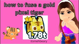 how to fuse a golden pixel tiger [upl. by Ennaeirb]