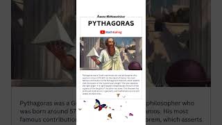 Pythagoras 🔍 Ang Sikreto sa Likod ng Pythagorean Theorem ✨ pythagoras MathGaling MathTutorial [upl. by Ahsyat]