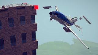 Besiege  Realistic Plane Crashes 9 [upl. by Raphaela]