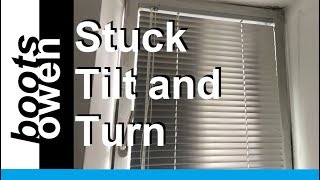 How to fix a stuck tilt and turn window [upl. by Vashti285]