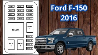 Fuse Box Diagram Ford F150 2016 [upl. by Marti]