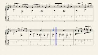 Etude 6 op51  Mauro Giuliani 1781  1829 Tablature [upl. by Koziel138]