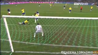 Benzema vs Brésil [upl. by Kusin]