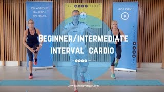 Beginnerintermediate interval cardio workout  Cardio starter 2 [upl. by Pat]