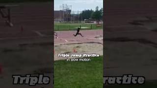 Triple Jump Practice In Slow Motion shorts  Olivia Henry Two [upl. by Einuj363]