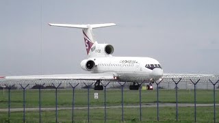 YAK 42D landing  takeoff [upl. by Azyl695]