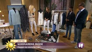 Tips på sommarmode  som även funkar när det är lite småkyligt  Nyhetsmorgon TV4 [upl. by Bolten]