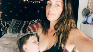 I WILL BREASTFEED MY THREE YEAR OLD NO MATTER WHAT  EXTENDED BREASTFEEDING [upl. by Neetsyrk]