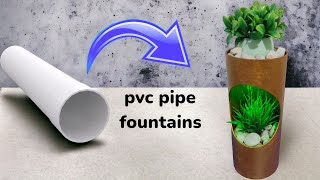 quotDIY Simple Fountain Transform Your Indoor Space with PVC pipe diy projectquot [upl. by Wennerholn]