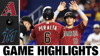 Diamondbacks vs Marlins Highlights 5222  MLB highlights [upl. by Neo]