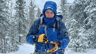 V10 ACAMPANDO en el FRÍO INVIERNO del YUKON 2024  Jackson amp Fish LAKES  Todos los DETALLES 🏔️🧗👣⛺ [upl. by Nobie443]