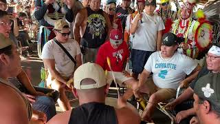 Southern Cree singers at Elmo pow wow 2024  SNL [upl. by Corin]