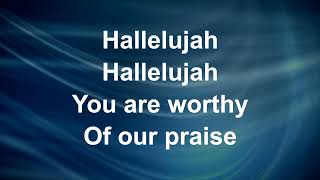 Hallelujah Be High And Lifted Up Piano  Worship Lyric Videos Preview [upl. by Eusebio]